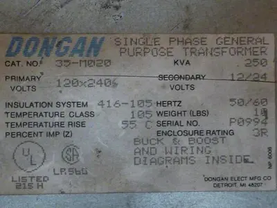 USED DONGAN 35-M020