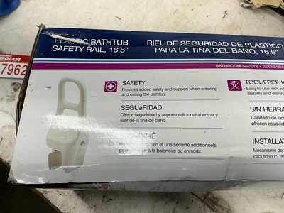 Lot includes various safety bars