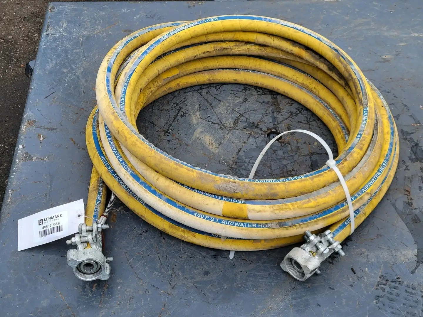 1" x 54 FT 400 PSI Yellow Air/Water Hose