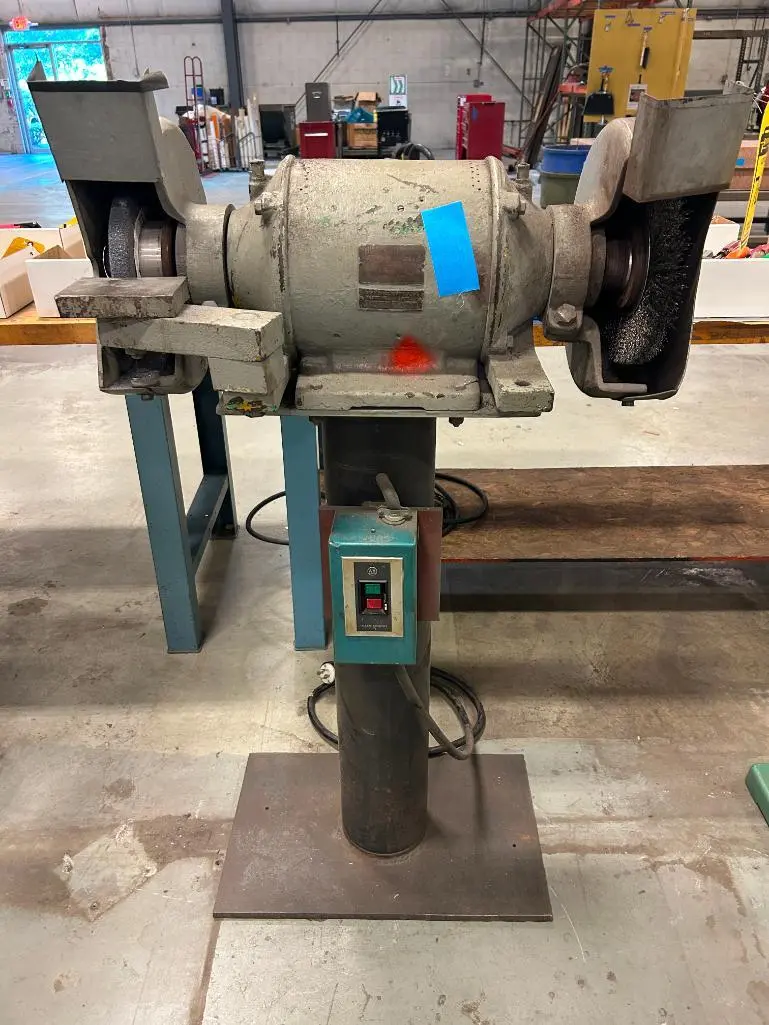 Used _UNKNOWN_ _UNKNOWN_ Pedestal Type Grinders (Double End) Virginia US | Myron Bowling Auctioneers Inc #1553520
