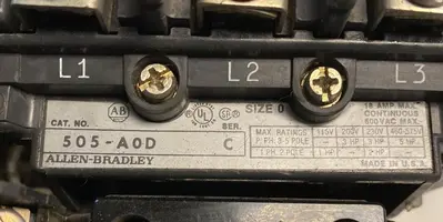 Used ALLEN-BRADLEY 505-AOD Industrial Controls Ohio US | Surplus Asset Holdings #1235992