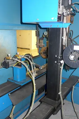 12" ITW WELDING AUTOMATION LATHE, WITH MILLER WELD CONTROLLER & MILLER XMT 304 SERIES ARC WELDER: YOBRO #24402