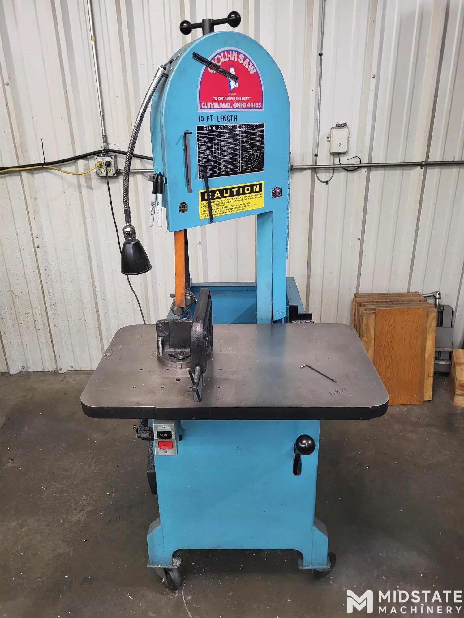 Roll-In EF1459 Vertical Band Saw