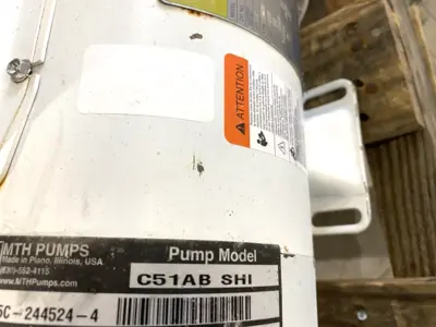 80-C51ABSSSCSXSAF5-C011AI | MTH Pumps  Close Coupled Centrifugal Pump C51AB SHI - Used