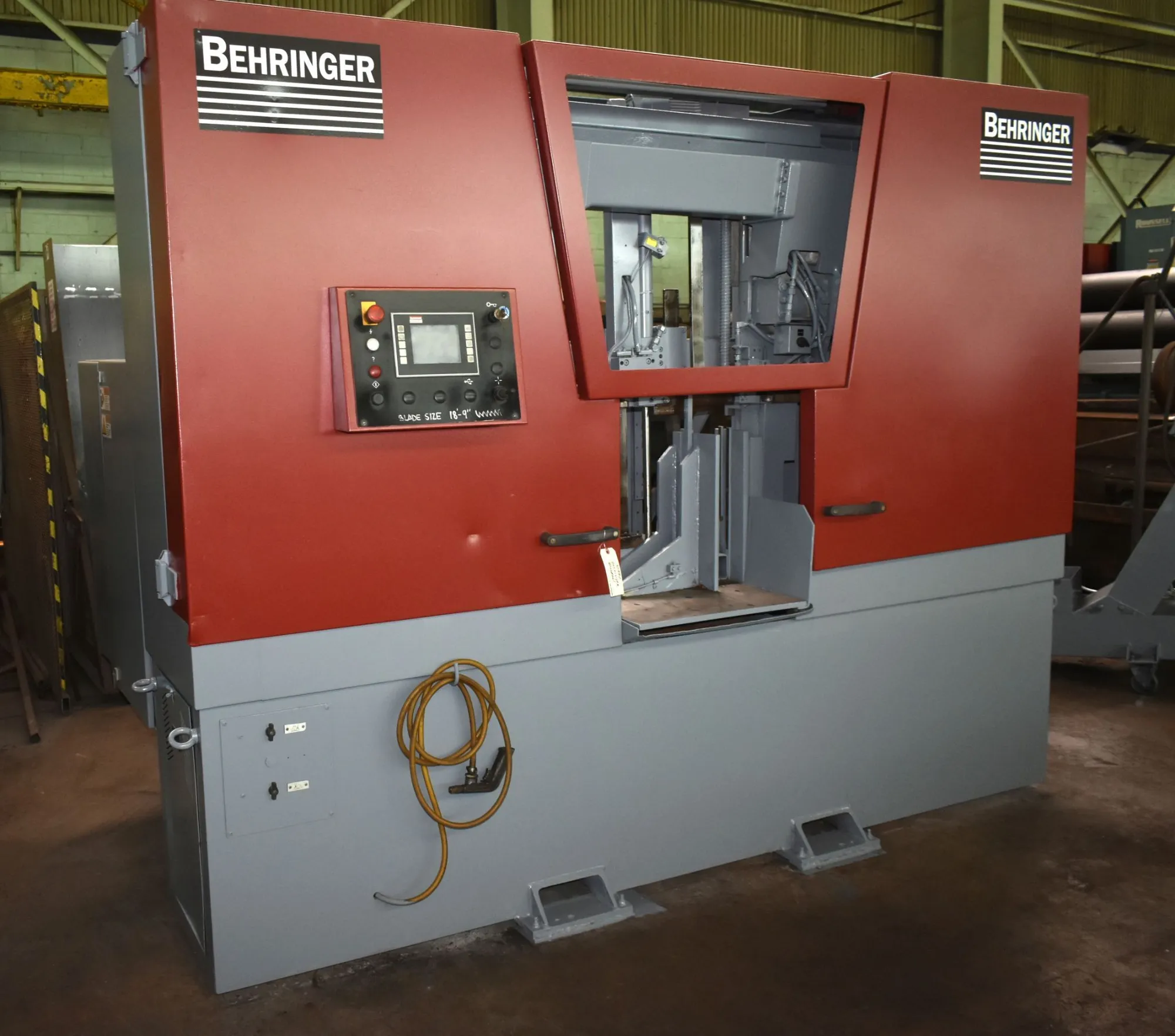 20” x 20” BEHRINGER “HBE511A” DYNAMIC AUTOMATIC HORIZONTAL BAND SAW w/BUNDLING
