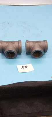 NEW WARD MALLEABLE WAY TEE 3" x 1- 1/4