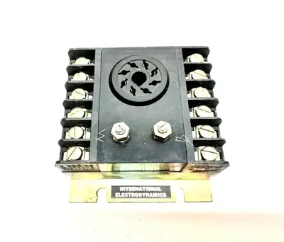 USED INTERNATIONAL ELECTRODYNAMICS RELAY SOCKET