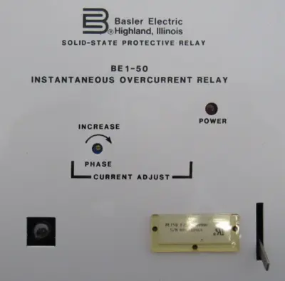NEW BASLER ELECTRIC BE1-50F2EA1PA0N0F OVERCURRENT RELAY BE150F2EA1PA0N0F