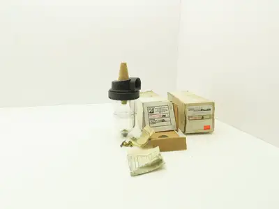 Master Pneumatic MRS100-8 Silencer Reclassifier Filter 1" NPT W/Drain Lot of 2
