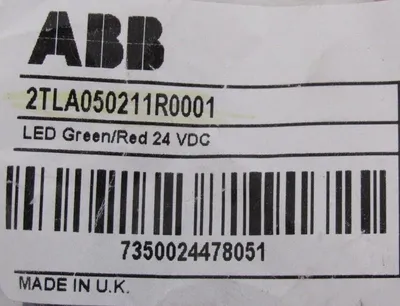 NEW ABB 2TLA050211R0001 LED GREEN/RED 24VDC
