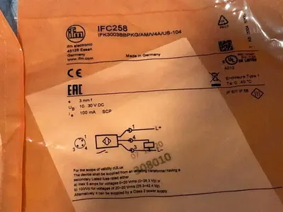 New | in-Stock IFM IFC258 Proximity Sensors Ohio US | HGR 24 #1305247