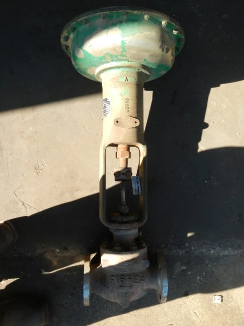Fisher 2" 150 Rating, 316 Stainless Flanged Control Valve