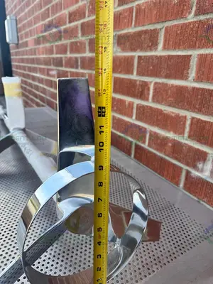 NEW SPX STAINLESS STEEL MIXING TANK IMPELLER  100"  X 14" X 1.5" W/ FLANGE FITTING
