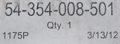 NEW MILWAUKEE BEARING 54-354-008-501 BEARING SLEEVE 1175P 54354008501