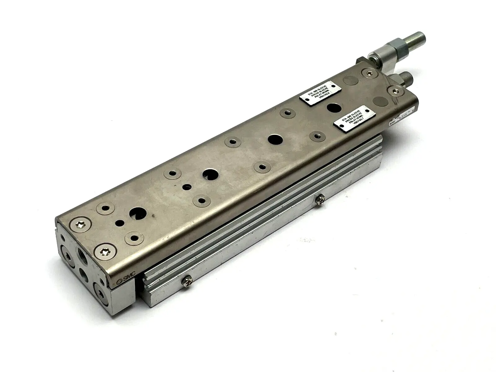 MXQ20A-100ZA6 | SMC  Guided Slide Cylinder - Used