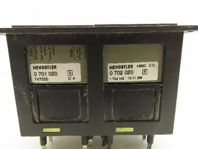 Hengstler 0702020 Counter Display with 2x Counters Display Defect See Pics