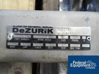 USED Dezurik 8" DEZURIK SLIDE GATE VALVE, S/S