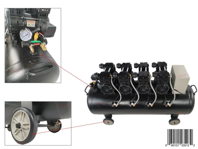 Air Compressors / Low Noise 220L-4xM #35132 Rental