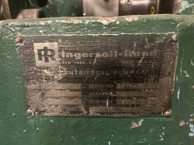 Ingersoll Rand 4×9-10N2A Multi-Stage Centrifugal Pump w/ 600 HP Motor