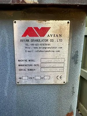 USED 2017 AVIAN GRANULATOR CO. GN100-2518