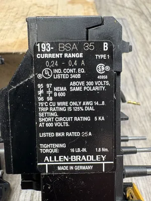 ALLEN BRADLEY 193-BSA70 193-BSA35 Electrical/PLC/Automation | ESS Industrial Equipment Sales (9)