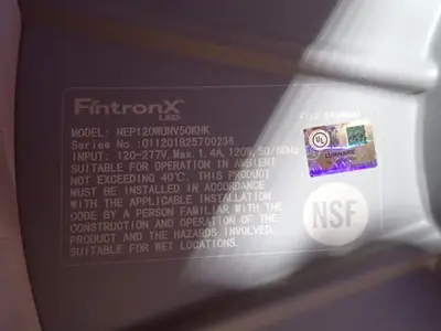 USED FINTRONX LED NEP120 WUNV50KHK