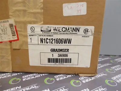 Hubbell / Wiegmann N1C121606WW Carbon Steel Wall-Mount Enclosure 12x16x6 New NIB