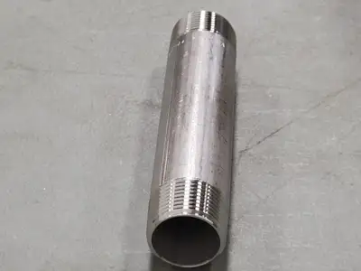 1" x 6" S40 Nipple 304 Stainless Steel (Box of 17)