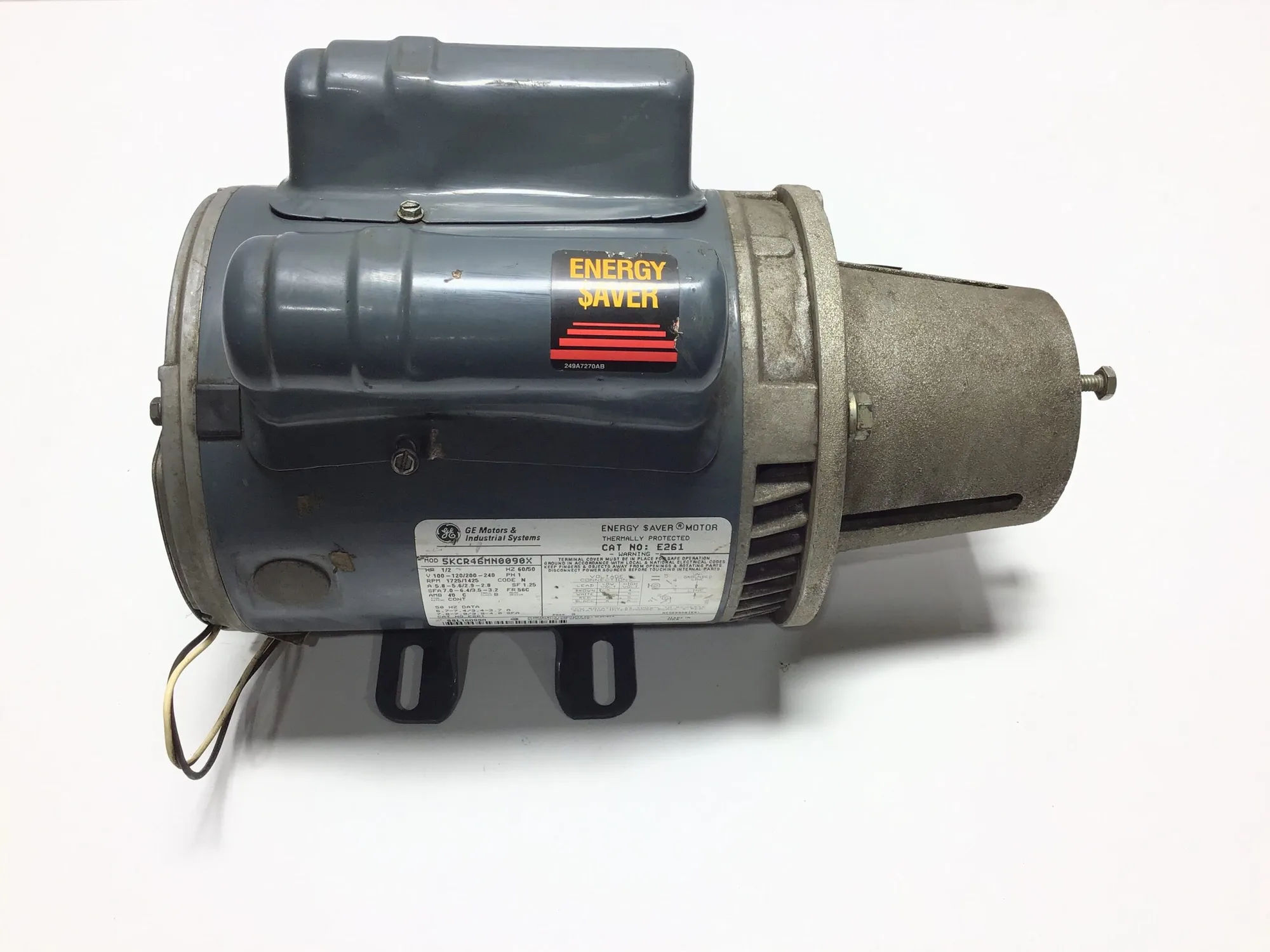 GE 5KCR46MN0090X Energy Saver Motors 1PH 1/2HP