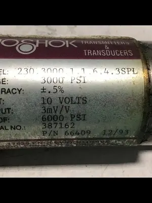 USED NOSHOK 230.3000.1.1.6.4.3SPL
