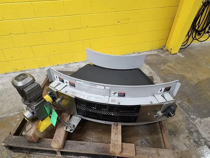 Used 2014 TRANSNORM BELTED CURVE CONVEYOR Belt Conveyors Wisconsin US | Packer City Sales #1297971