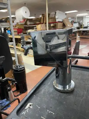 Used Falcon Restaurant Supply Used "T" Style Pedestal Draft Beer Tower Dispenser 4 Tap Beer Equipment Illinois US | Falcon Restaurant Supply #1376109