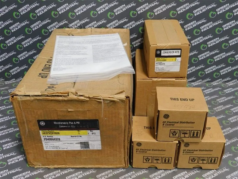 GE AK025C3F0606 MicroVersatrip Plus & PM Conversion Kits New NIB