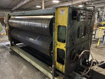 66" x 110" Koppers 1 color Rotary Die Cutter with Greeneline Stacker