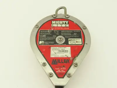 Miller RL20G-Z7 Mighty Lite Self Retracting Fall Safety Lifeline 20' L 310lbs