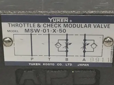 USED YUKEN MSW-01-X-50