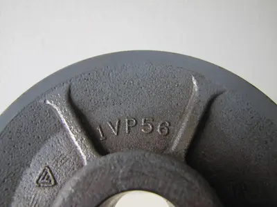 Variable Pitch 1VP56 V Belt Pulley 5-3/8" OD 1-1/8 Keyed ID Single Groove