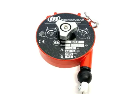 USED INGERSOLL RAND LIGHT-DUTY SPRING BALANCER, 5.2' LIFT, 2.2 - 4.4LBS CAP.