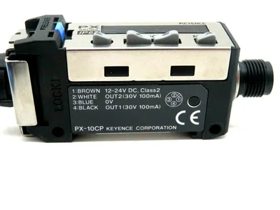 NEW KEYENCE PX-10CP PHOTOELECTRIC SENSOR W/CABLE PX10CP
