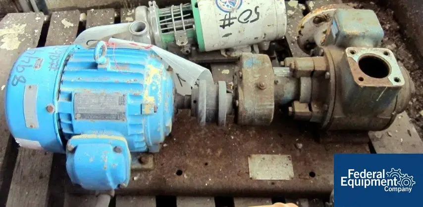 USED Blackmer 2.5" BLACKMER ROTARY VANE PUMP, C/S, 5 HP