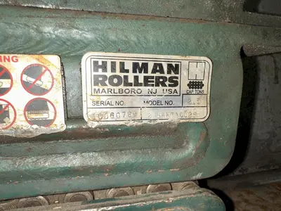 (4) 2.5 TON HILLMAN MODEL #NT1002.5  ROLLER TYPE MACHINERY MOVING SKATES: STOCK #22983