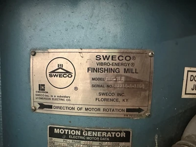 SWECO FMD-7LR 7CU.FT. VIBRATORY FEEDER