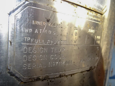 530L SS Hobal Hemispherical  JTKD Cooking Pan