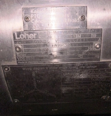Westfalia Loehr 26 KW (35 HP) motor.