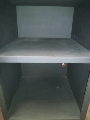 Custom Black Design storage Design Furniture. Re-purpose 23"X24"X64" 3 shelf