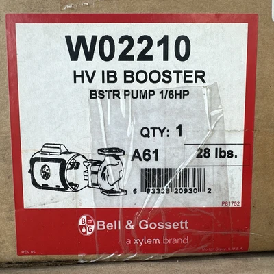 NEW Bell & Gossett 102210
