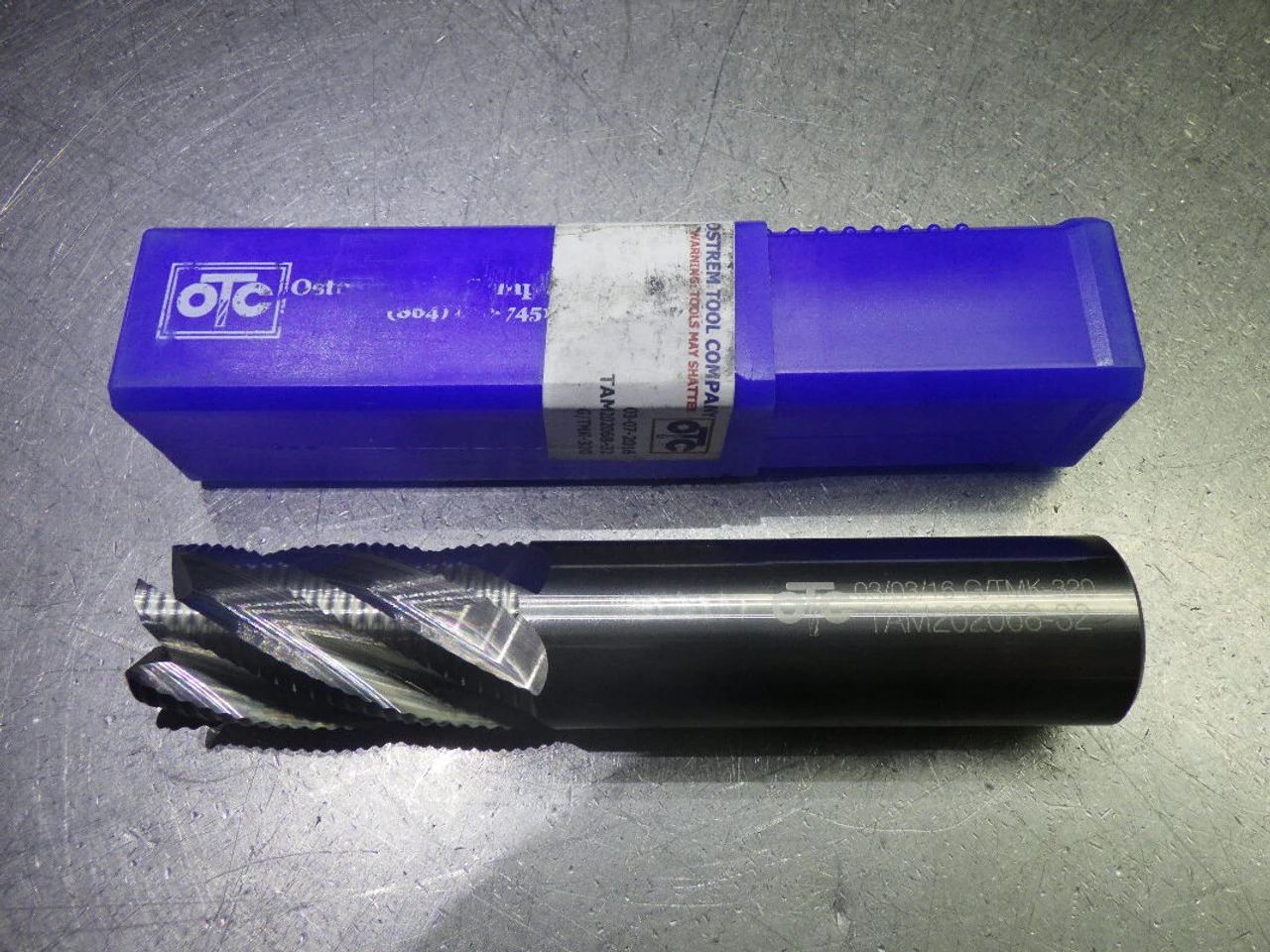 OTC 1" 6 Flute Carbide Roughing Endmill 1" Shank TAM202068-32 (LOC959)
