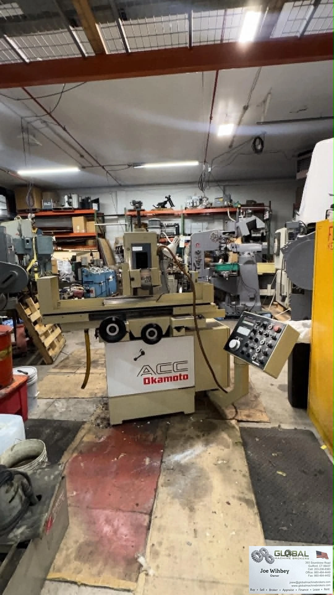 Okamoto ACC 618 DX3 3 Axis Automatic Surface Grinder With Cooling and Mag Chuck