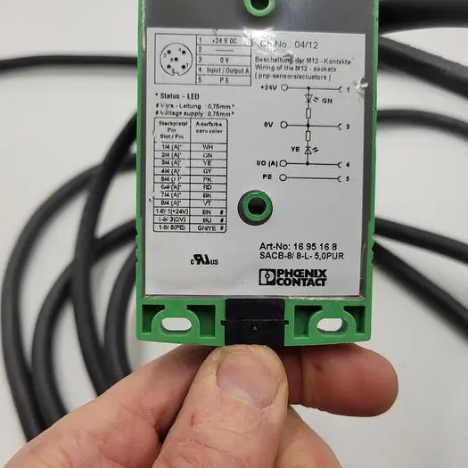 New | in-Stock PHOENIX CONTACT PHOENIX CONTACT SACB-8/ 8-L- 5,0PUR CONNECTOR/TERMINAL/PIN Connector Accessories | ND Industrial Surplus #1219167