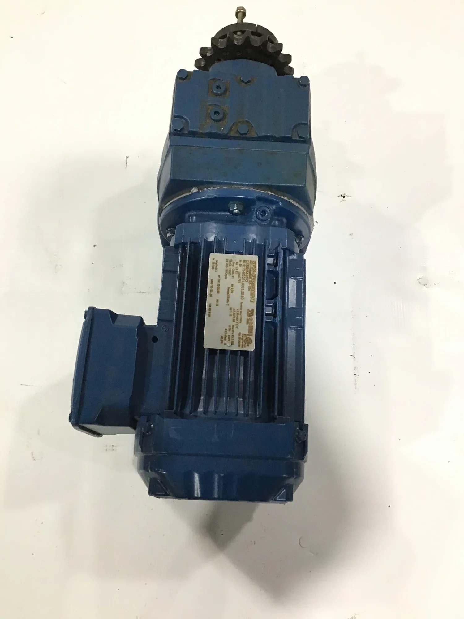 Sew-Eurodrive R47 DRN80M4/DRN80M4/FG Gear Motor 1HP 1751 RPM